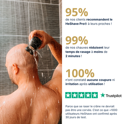 HeShave Pro™ – Kit Rasoir Crâne 5-en-1