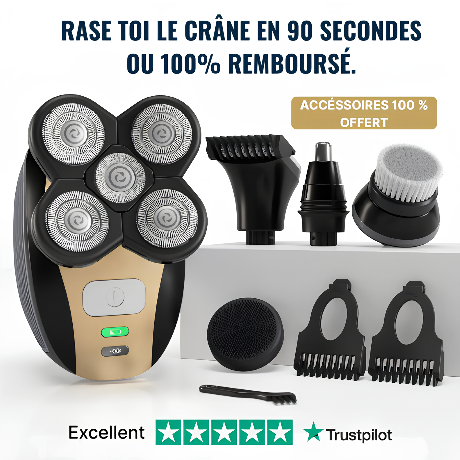 Le Rasoir Indispensable Pour Les Hommes Chauves